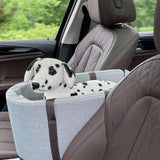 Maxbell Dog Puppy Car Pets Seat Wear Resistant Center Console Mount Portable Grey