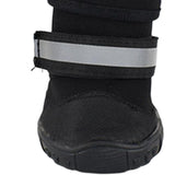 Maxbell Dog Boots Paw Protectors with Reflective Adjustable Straps for Large Dogs S