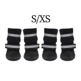 Maxbell Dog Boots Paw Protectors with Reflective Adjustable Straps for Large Dogs S