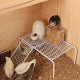 Maxbell Chicken Feeding Platform Organizer Farmhouse Rack for Feeding Supplies