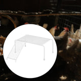 Maxbell Chicken Feeding Platform Organizer Farmhouse Rack for Feeding Supplies