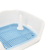 Maxbell Removable Dog Potty Tray Keep Floors Clean with Protection Wall Blue