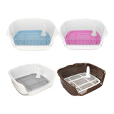Maxbell Removable Dog Potty Tray Keep Floors Clean with Protection Wall Blue