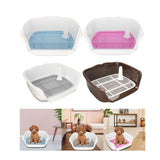 Maxbell Removable Dog Potty Tray Keep Floors Clean with Protection Wall Blue