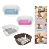 Maxbell Removable Dog Potty Tray Keep Floors Clean with Protection Wall Blue