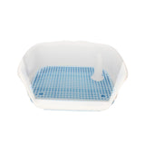 Maxbell Removable Dog Potty Tray Keep Floors Clean with Protection Wall Blue