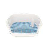 Maxbell Removable Dog Potty Tray Keep Floors Clean with Protection Wall Blue