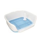 Maxbell Removable Dog Potty Tray Keep Floors Clean with Protection Wall Blue