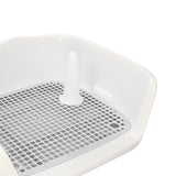 Maxbell Removable Dog Potty Tray Keep Floors Clean with Protection Wall Gray