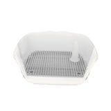 Maxbell Removable Dog Potty Tray Keep Floors Clean with Protection Wall Gray