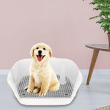 Maxbell Removable Dog Potty Tray Keep Floors Clean with Protection Wall Gray
