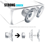 Maxbell Fish Feeding Bracket with Suction Cup Detachable Fish Feeder for Worm Fish Small