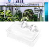 Maxbell Fish Feeding Bracket with Suction Cup Detachable Fish Feeder for Worm Fish Large