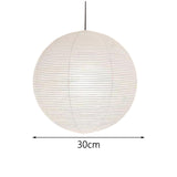 Maxbell White Round Paper Lampshade Replace Parts for Cafe Living Room Decorative