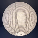 Maxbell White Round Paper Lampshade Replace Parts for Cafe Living Room Decorative