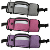 Maxbell Pet Pocket Waist Clip Bag Multi Purpose Washable for Walking Jogging Hiking Gray