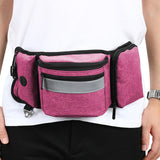Maxbell Pet Pocket Waist Clip Bag Multi Purpose Washable for Walking Jogging Hiking Gray