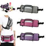 Maxbell Pet Pocket Waist Clip Bag Multi Purpose Washable for Walking Jogging Hiking Gray