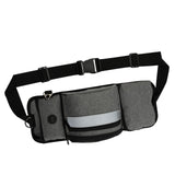 Maxbell Pet Pocket Waist Clip Bag Multi Purpose Washable for Walking Jogging Hiking Gray