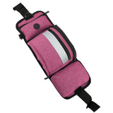 Maxbell Pet Pocket Waist Clip Bag Multi Purpose Washable for Walking Jogging Hiking Rose Red