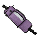Maxbell Pet Pocket Waist Clip Bag Multi Purpose Washable for Walking Jogging Hiking Purple