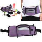 Maxbell Pet Pocket Waist Clip Bag Multi Purpose Washable for Walking Jogging Hiking Purple