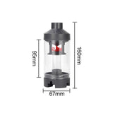 Maxbell Fish Tank Filter Manure Suction Separator Oxygenated Cycle Fishing Toilet 6.7cmx16cm