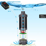 Maxbell Fish Tank Filter Manure Suction Separator Oxygenated Cycle Fishing Toilet 6.7cmx35cm