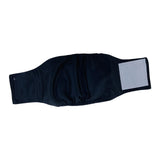 Maxbell Pet Physiological Belt Puppy Diapers Nappy Briefs Doggy Male Dog Belly Wrap Black Color L