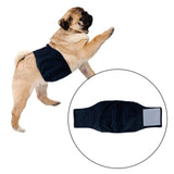 Maxbell Pet Physiological Belt Puppy Diapers Nappy Briefs Doggy Male Dog Belly Wrap Black Color L