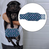 Maxbell Pet Physiological Belt Puppy Diapers Nappy Briefs Doggy Male Dog Belly Wrap Green White L