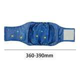 Maxbell Pet Physiological Belt Puppy Diapers Nappy Briefs Doggy Male Dog Belly Wrap Blue S