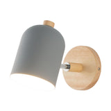 Maxbell Wall Lights Rotatable Bedside Lights Lampshade Wall Mount E27 Grey