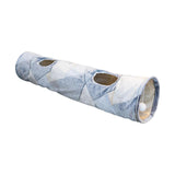 Maxbell Cat Tunnel Collapsible Glowing with Ball for Kitties Bunnies Training Irregular Lines