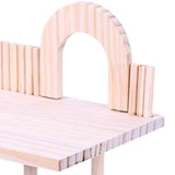 Maxbell Wood Hamster Stand Platform Activity Corner for Small Pets Chinchilla Gerbil