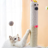 Maxbell Cat Scratching Post Tunnels Interactive Ball Toys Plush Platform Scratcher