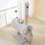 Maxbell Cat Scratching Post Tunnels Interactive Ball Toys Plush Platform Scratcher