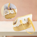 Maxbell Travel Bag Cat Dogs Pet Carrier for Puppy Kitten Small Medium Animals Yellow