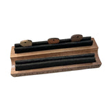 Maxbell Instrument Stand Clip Guitar Player Accessory Organizer Wooden for Guitarist Long light wood