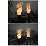 Maxbell Solar Powered Garden Stake Angel Lighting Waterproof for Walkway