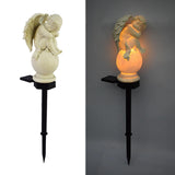 Maxbell Solar Powered Garden Stake Angel Lighting Waterproof for Walkway