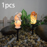 Maxbell Solar Powered Garden Stake Angel Lighting Waterproof for Walkway
