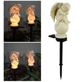 Maxbell Solar Powered Garden Stake Angel Lighting Waterproof for Walkway