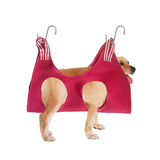 Maxbell Pet Dog Grooming Hammock Cat Dog Restraint Bag for Nail Clipping Trimming XS Red