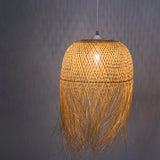 Maxbell Bamboo Pendant Light Lamp Shade Hanging Chandelier for Hotel Restaurant Bar