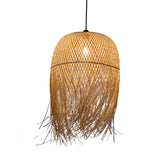Maxbell Bamboo Pendant Light Lamp Shade Hanging Chandelier for Hotel Restaurant Bar