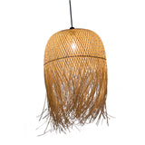 Maxbell Bamboo Pendant Light Lamp Shade Hanging Chandelier for Hotel Restaurant Bar