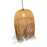 Maxbell Bamboo Pendant Light Lamp Shade Hanging Chandelier for Hotel Restaurant Bar