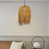 Maxbell Bamboo Pendant Light Lamp Shade Hanging Chandelier for Hotel Restaurant Bar