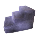 Maxbell Cat Pet Ramp Ladder Washable Dog 3 Steps Ladder for Climbing up Dogs Violet